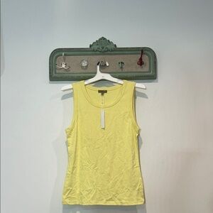 Lilla P Sunny Yellow Tank Top women’s size XL Peru cotton